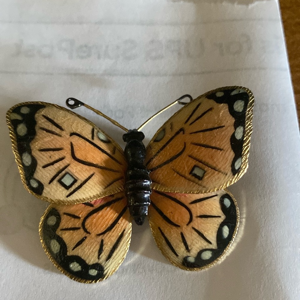 Weiss signed vintage butterfly Brooch